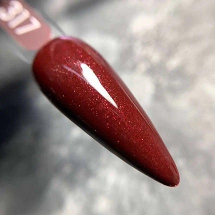 MOON Gel-Nagellack №317 Chocolate Cherry Shimmer 8ml