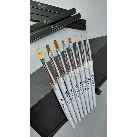 Nail brush Liner 9mm №1 Saga Professional - Nail Art Brushes