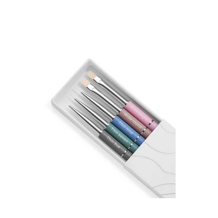 Nail brushes set 5 pcs in set HEYLOVE - Nail Art Brushes