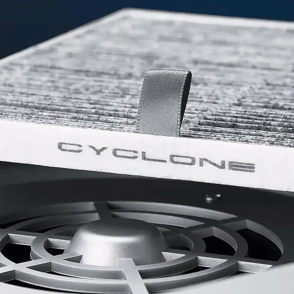 Збірник пилу для нігтів Bucos Cyclone X2 сріблястий 72 Вт
