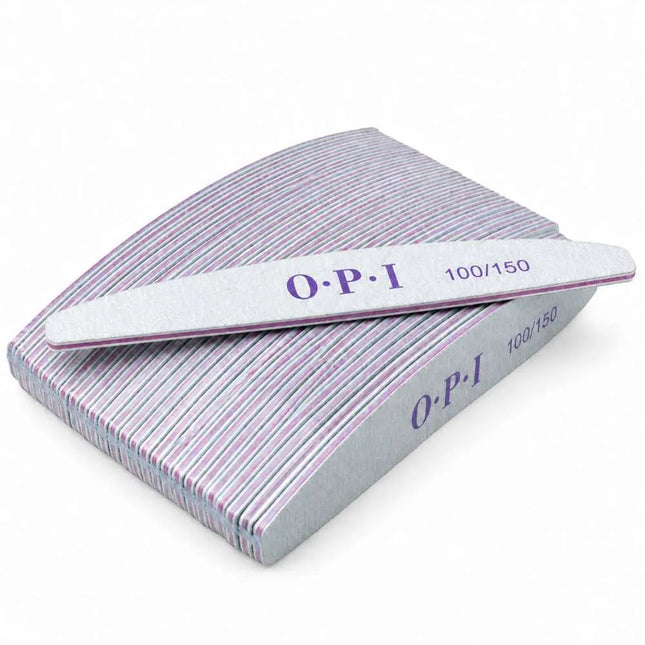 Пилочки для нігтів OPI Crescent, абразивність 100/150, 25 шт.