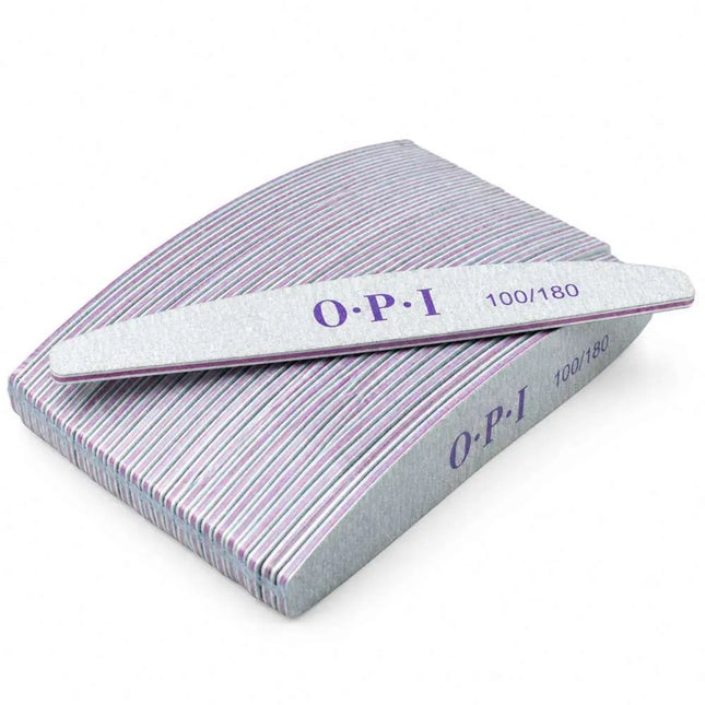 Пилочки для нігтів OPI Crescent 100/180 грит, 25 шт.