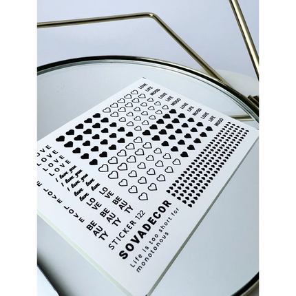Nail Sticker - Sova Decor 122 - Nail Stickers