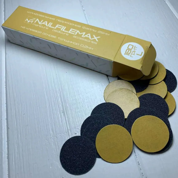 Disposable files for pedicure disc Nailfilemax L 180 grit 100pcs