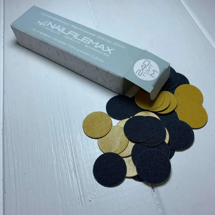 Одноразовые пилочки для педикюра диск Nailfilemax M 240 грит 100 шт.
