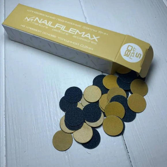 Einwegfeilen für Pediküre-Scheibe Nailfilemax S 180 Körnung 100 Stück