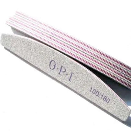 Opi nail crescent file 100/180 grid set 25 psc - Nail File