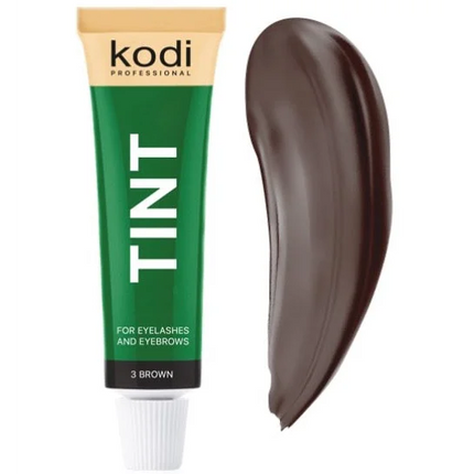 Paint for Eyebrows and Eyelashes Brown 15ml Kodi Professional - Paint for eyebrows and eyelashes