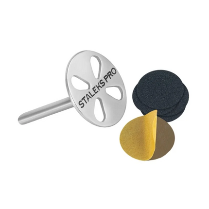 Pododisc Staleks Pro M and set of disposable file 180 grit 5 pc (20 mm) PDLset-20 - Pododisc