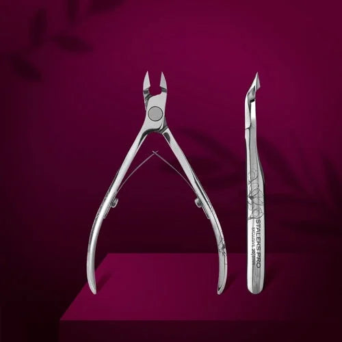 Professional cuticle nippers Staleks Pro Exclusive 20 8 mm (Magnolia) NX-20-8m - Cuticle nipper