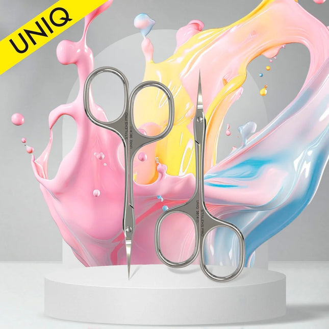 Professional cuticle scissors “Asymmetric” UNIQ 30 TYPE 4 - Cuticle Scissors