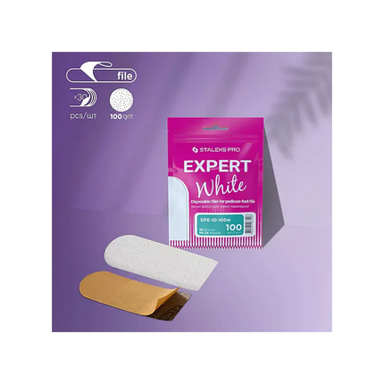 Refill pads for pedicure foot file Staleks Pro Expert 10 100 grit DFE-10-100w - Pedicure foot file
