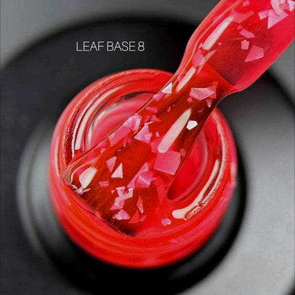Saga Leaf Grundlack №08 Rubin mit Silberfolie 9ml