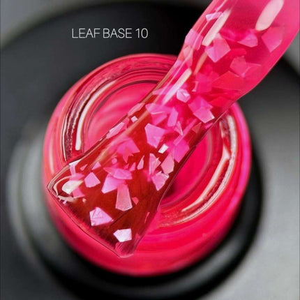 Saga Leaf Grundlack №10 Persische Rose mit Silberfolie 9ml