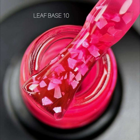 Saga Leaf Grundlack №10 Persische Rose mit Silberfolie 9ml
