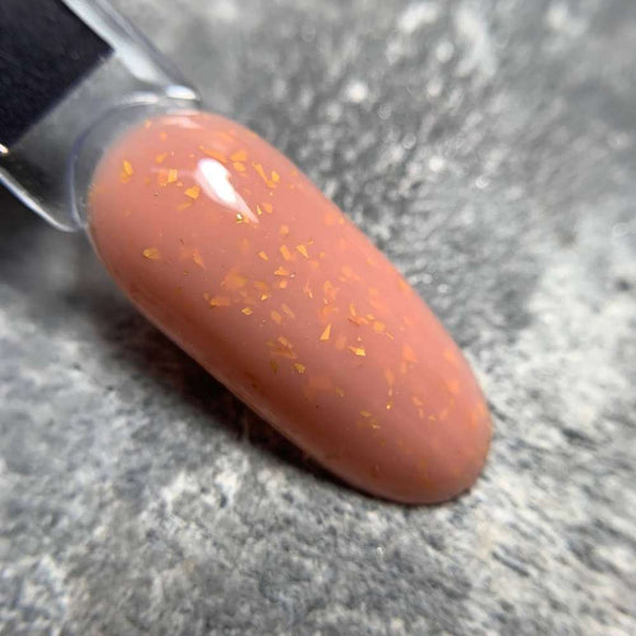Saga Leaf База №20 Персиковый с золотой фольгой 9ml