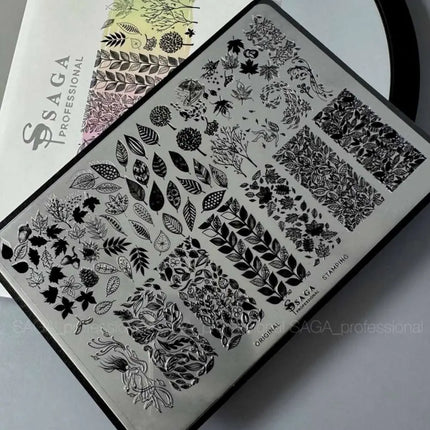 SAGA Stamping Plate №12 Осінь