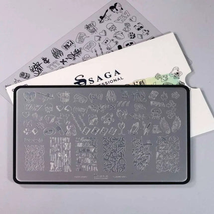 SAGA Stamping Plate №2 Graffiti