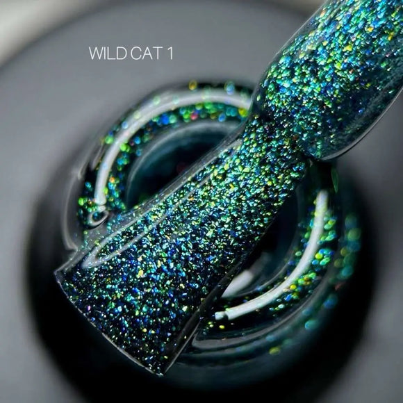 Saga Cat Eye Wild Nr. 1 Grün Blau Gold 9ml