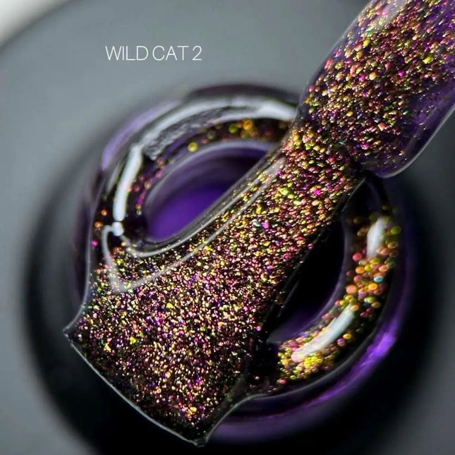 Saga Cat Eye Wild Nr. 2 Dunkel Lila Gold 9ml