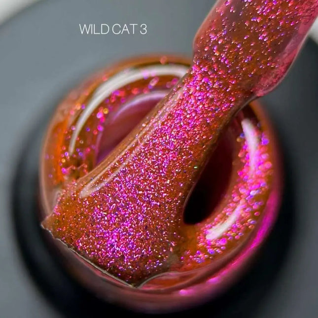 Saga Cat Eye Wild Nr. 3 Rot Pink Lila 9ml