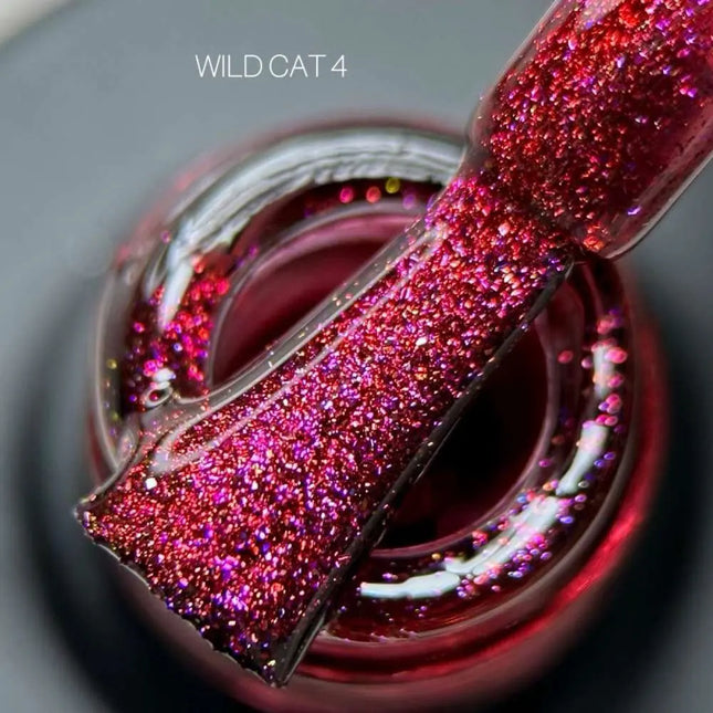 Saga Cat Eye Wild Nr. 4 Cherry Purple Gold 9ml