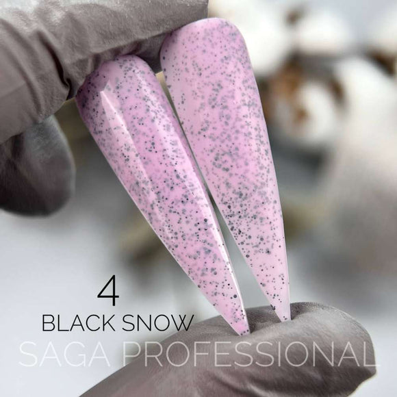 Saga Black Snow №4 Ягодный шейк с черными крошками 9ml