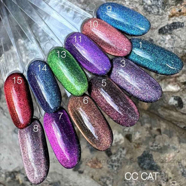 Saga Cat Eye Chameleon Nr. 03 Fliedergrün 9ml