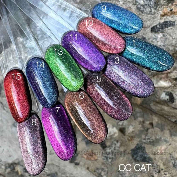 Saga Cat Eye Chameleon Nr. 03 Fliedergrün 9ml
