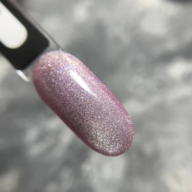 Saga Cat Eye Shine Nr. 3 Violet Blush mit Neonblauem Glitzer 9ml