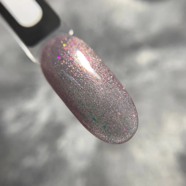 Saga Cat Eye Shine Nr. 08 Lavendel mit holografischem Glitzer 9ml