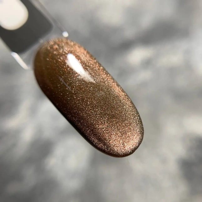 Saga Cat Eye Shine Nr. 11 Braun mit goldenem Glitzer 9ml