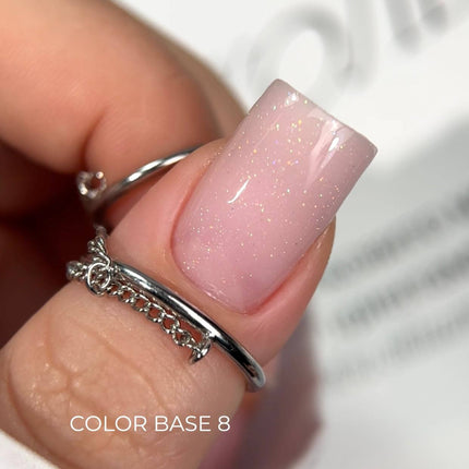 Saga Color Grundlack №08 Staubiges Rosa mit Schimmer 9ml