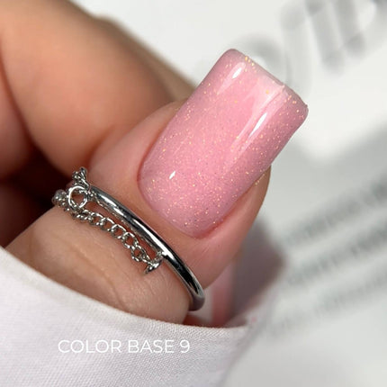 Saga Color Grundlack №08 Staubiges Rosa mit Schimmer 9ml