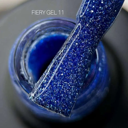 Saga Fiery Gel-Nagellack Nr. 11 Blau 10ml