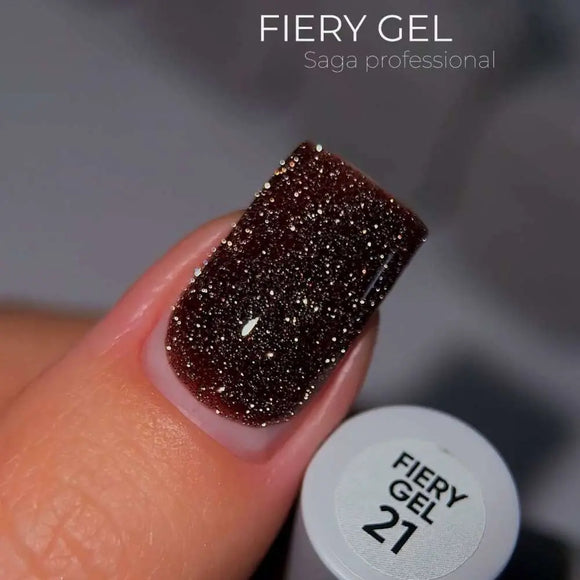 Saga Fiery Gel Polish №21 Schokolade 10ml