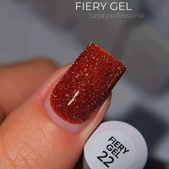 Saga Fiery Gel Polish №22 Bernstein 9ml