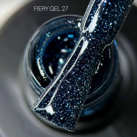 Saga Fiery Gel Polish Nr. 27 Dunkler Ozean 10ml