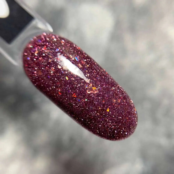 Saga Fiery Gel-Nagellack Nr. 30 Sangria mit Folie 9ml