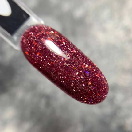 Saga Fiery Gel-Nagellack Nr. 31 Claret mit Folie 9ml