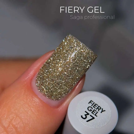 Saga Fiery Gel-Lack №37 Hellgold 9ml