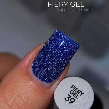Saga Fiery Gel-Lack №39 Tiefblau 9ml