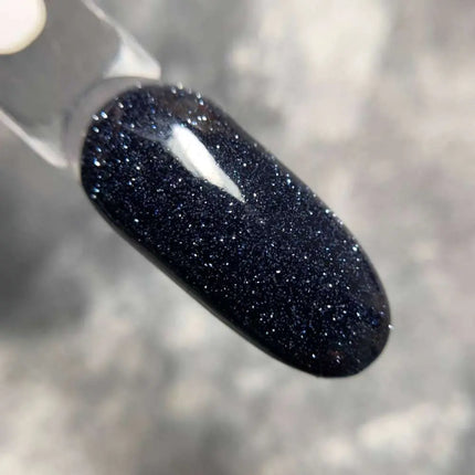 Saga Fiery Gel-Lack №44 Schwarz mit blauem Unterton 9ml