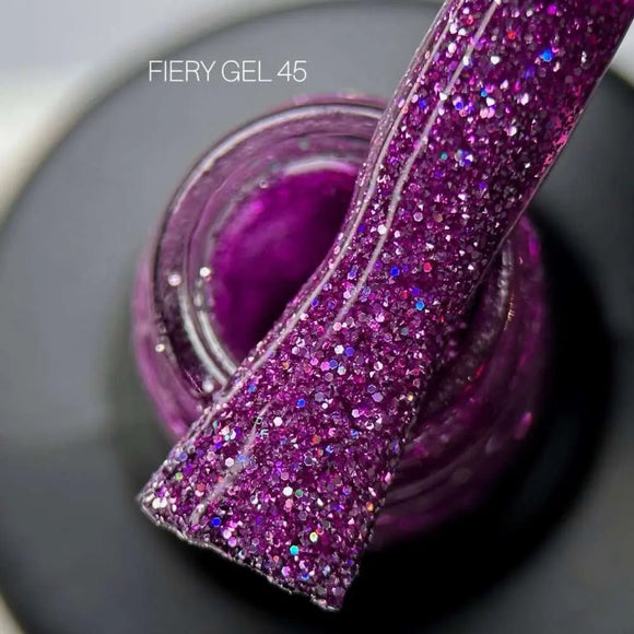 Saga Fiery Gel Polish №45 Фіолетовий 9ml