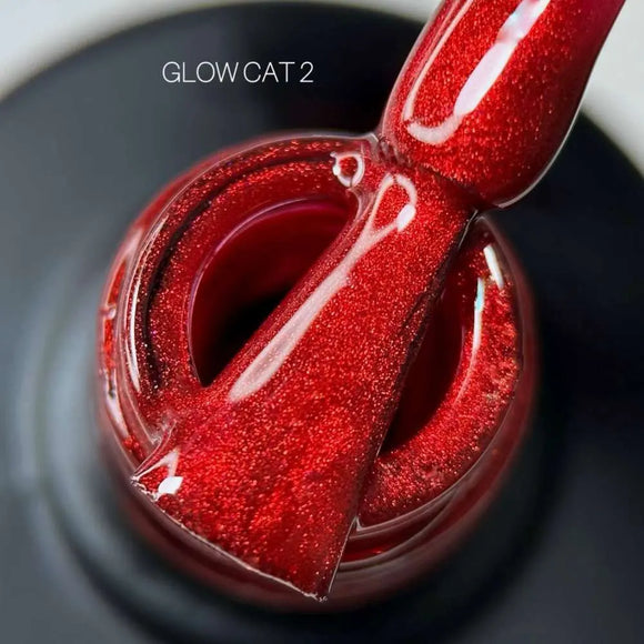 Saga Cat Eye Glow №2 Red Velvet 10 мл