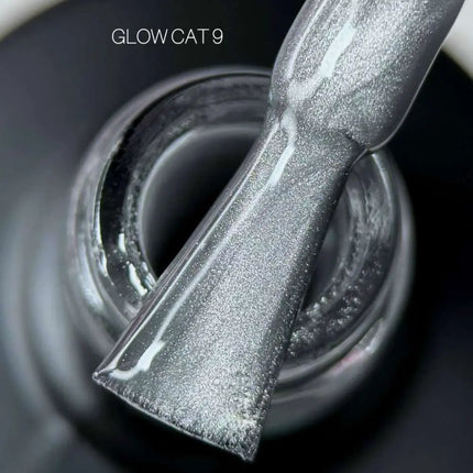 Saga Cat Eye Glow Nr. 9 Metallisches Silber 10 ml