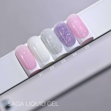 Saga Liquid Gel №22 Milch mit Schimmer 15ml