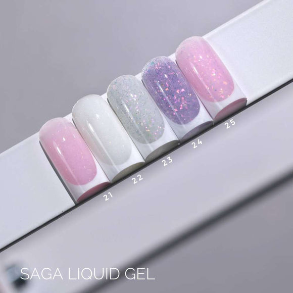 Saga Liquid Gel №18 Tiefbeige mit Schimmer 15ml