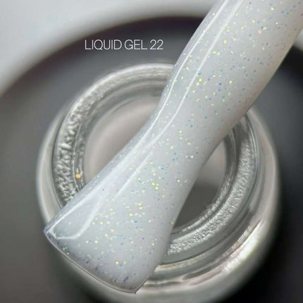 Saga Liquid Gel №22 Milch mit Schimmer 15ml