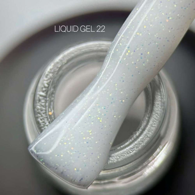 Saga Liquid Gel №22 Milch mit Schimmer 15ml